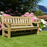 parkbank tuinbank die mooi staat in elke tuin bank om op te zitten erg stevig veel garantie 