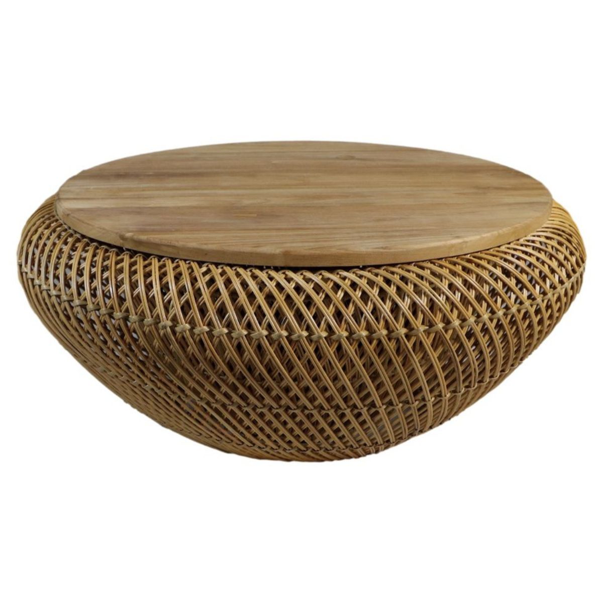 Creëer een bohemian sfeer in huis met onze unieke rotan salontafel. Voeg natuurlijke warmte toe aan je interieur en ontdek de charme van dit stijlvolle design!