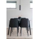 Williams - Suspension - noir - acier - 30x30x150 cm