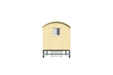 Circuswagen Jimmy | 19mm | vuren onbehandeld | 840 x 240 cm | excl. onderstel