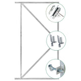 Eisentürrahmen-Set komplett 155x90cm