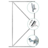 Eisentürrahmen-Set komplett 155x120cm