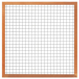 Gaaselement met kader hardhout 180cm