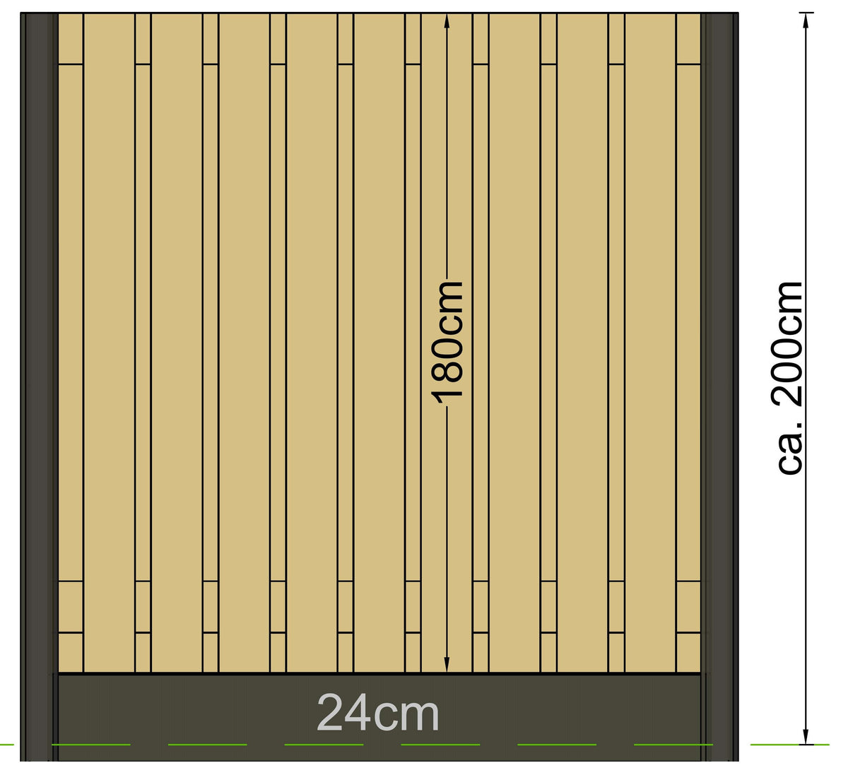 Pile à fente Berton Vecht anthracite modèle intermédiaire 270