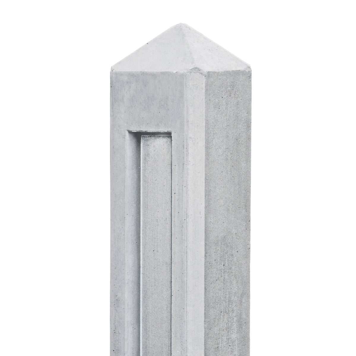 Borne frontière Berton Hunze blanc/gris à trois voies modèle 145