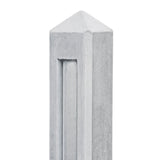 Borne frontière Berton Hunze blanc/gris à trois voies modèle 145