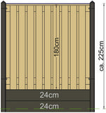Perche Berton IJssel blanc/gris extrémité modèle 308