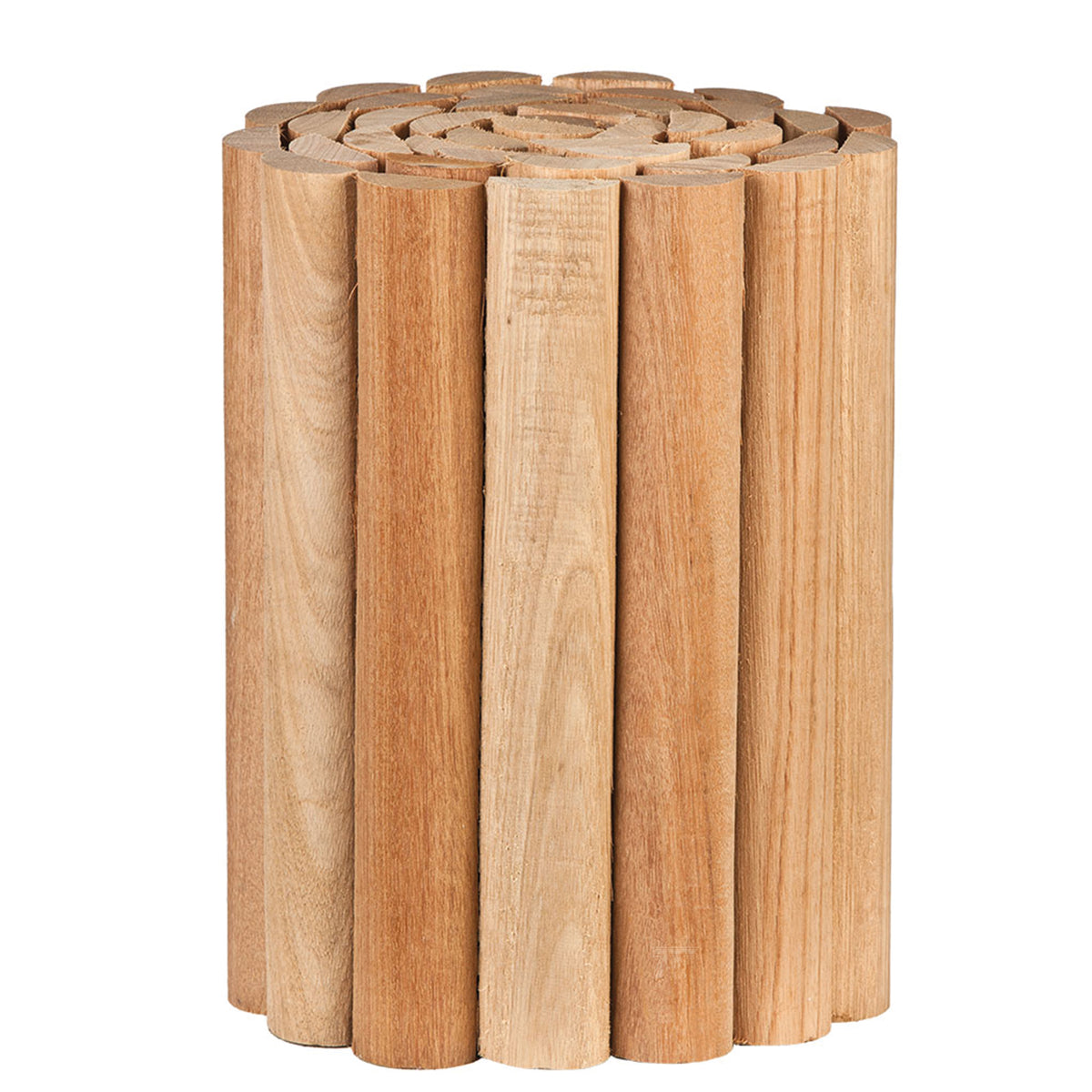 Bordure en rouleau en bois dur 5,0x30,0x180cm