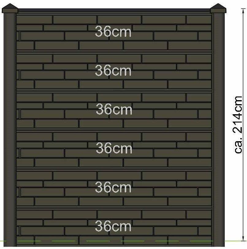 Poteau à fente Berton Reest blanc/gris modèle intermédiaire 280 avec entrée de câble