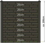 Berton sleufpaal Reest gecoat tussenmodel 272 met kabeldoorvoer