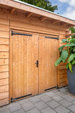 Porte à pince double LS Rouge Classe Bois 185x205cm