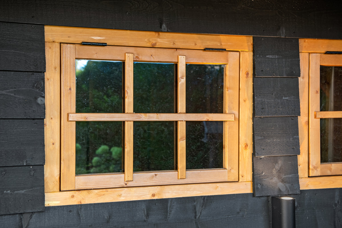 Drehfenster einzeln LS Red Class Wood 90x70cm