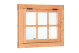 Drehfenster einzeln LS Red Class Wood 90x70cm