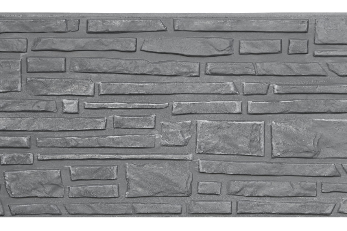 Assiette à motif Berton anthracite Rustico