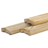 Robuste Abdeckschiene aus Kiefernholz, 240 cm
