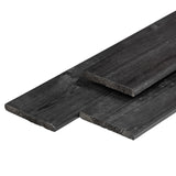 Planche de jardin en pin d'Europe centrale séchée, peinte en noir, rabotée 4rh 1,6 x 14,0 x 180 cm