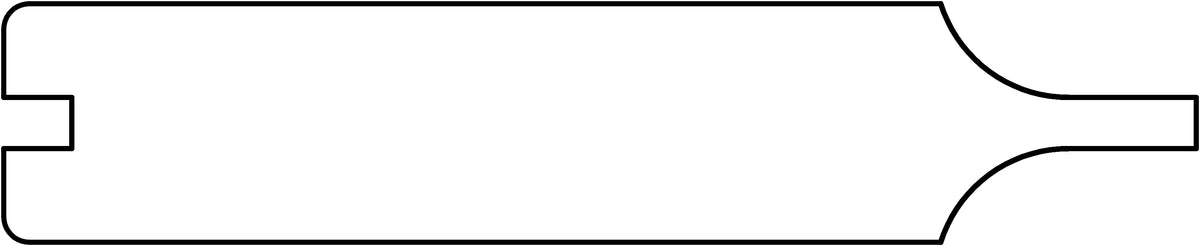 Doppelfalz mitteleuropäische Kiefer 2,8x14,0x360cm