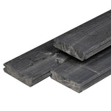 Blockhausprofil Nordeuropäische Fichte schwarz 2,8x12,1x300cm