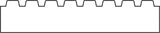 Lames de terrasse Douglas 2,8 x 14,5 x 300 cm