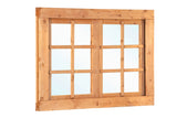 Doppelschwenkfenster RS ​​Red Class Wood 125,2x90cm