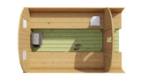 Saunafass aus Thermoholz Ø205x300