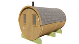 Saunafass aus Thermoholz Ø205x350
