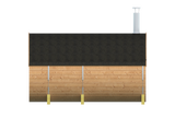Saunafass aus Thermoholz Ø205x350
