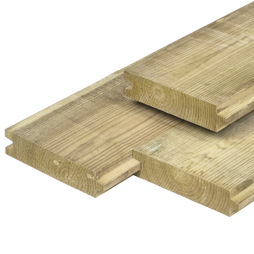 Palplanche en pin d'Europe centrale 4,0x17,0x300cm