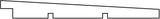 Zweeds rabat Eco douglas zwart geïmpregneerd 1.1/2.2x19.5x400cm