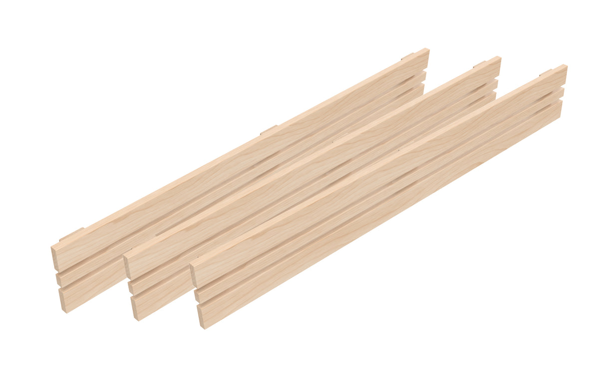 Dossier en bois d'aulne 3 pièces