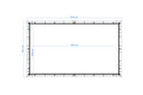 Luxus-Holzschwimmbecken Playa Forti 834x492x138cm