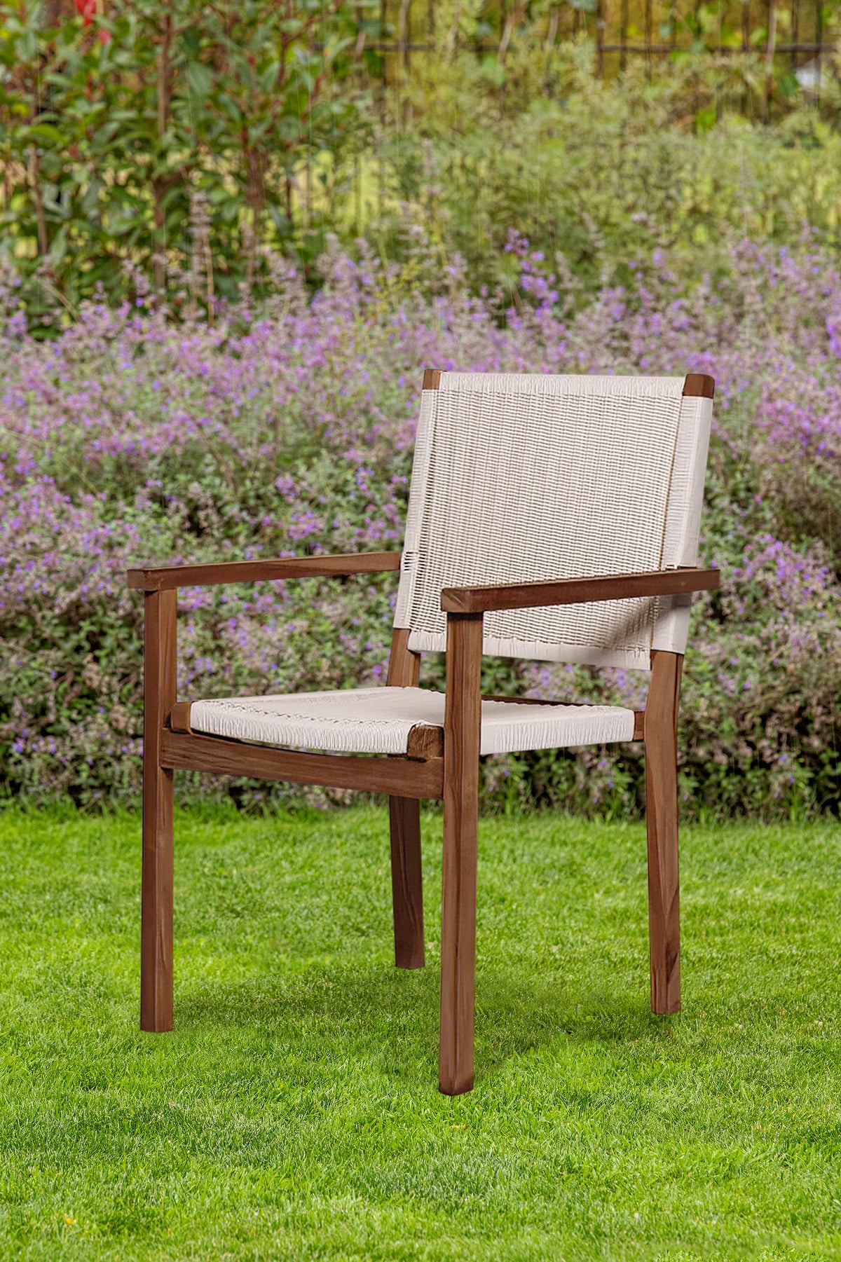 Chaise de jardin en teck Riau (lot de 2 chaises)
