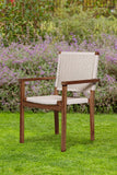 Chaise de jardin en teck Riau (lot de 2 chaises)