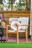 Chaise de jardin en teck Riau (lot de 2 chaises)