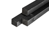 Pfosten mitteleuropäische Kiefer 6,8x6,8x300cm schwarz