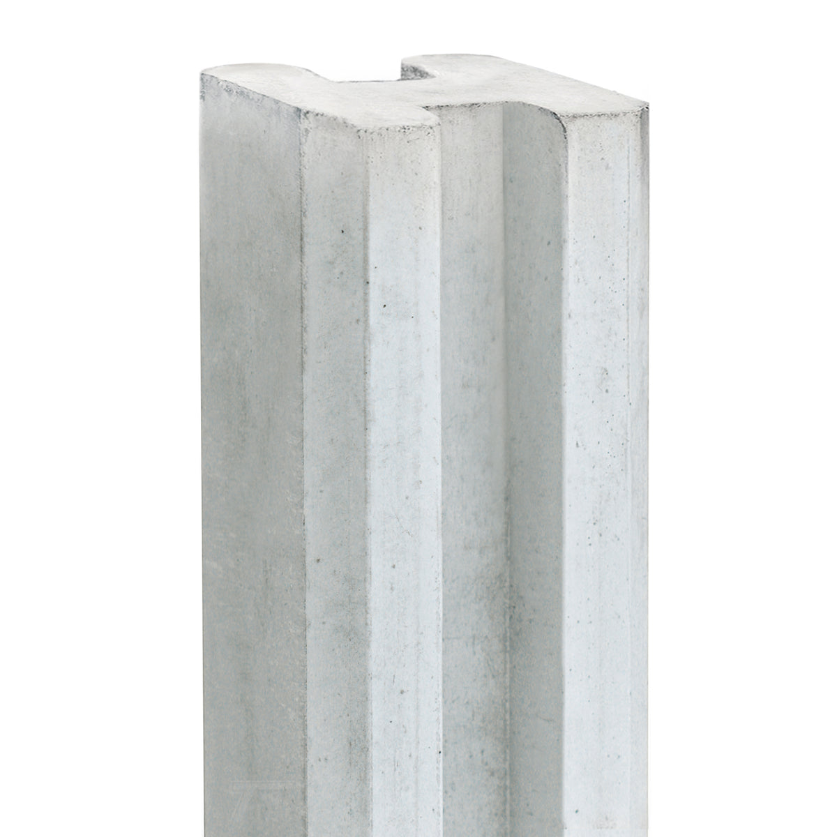 Poteau à fente Berton Reest blanc/gris modèle intermédiaire 316 avec entrée de câble