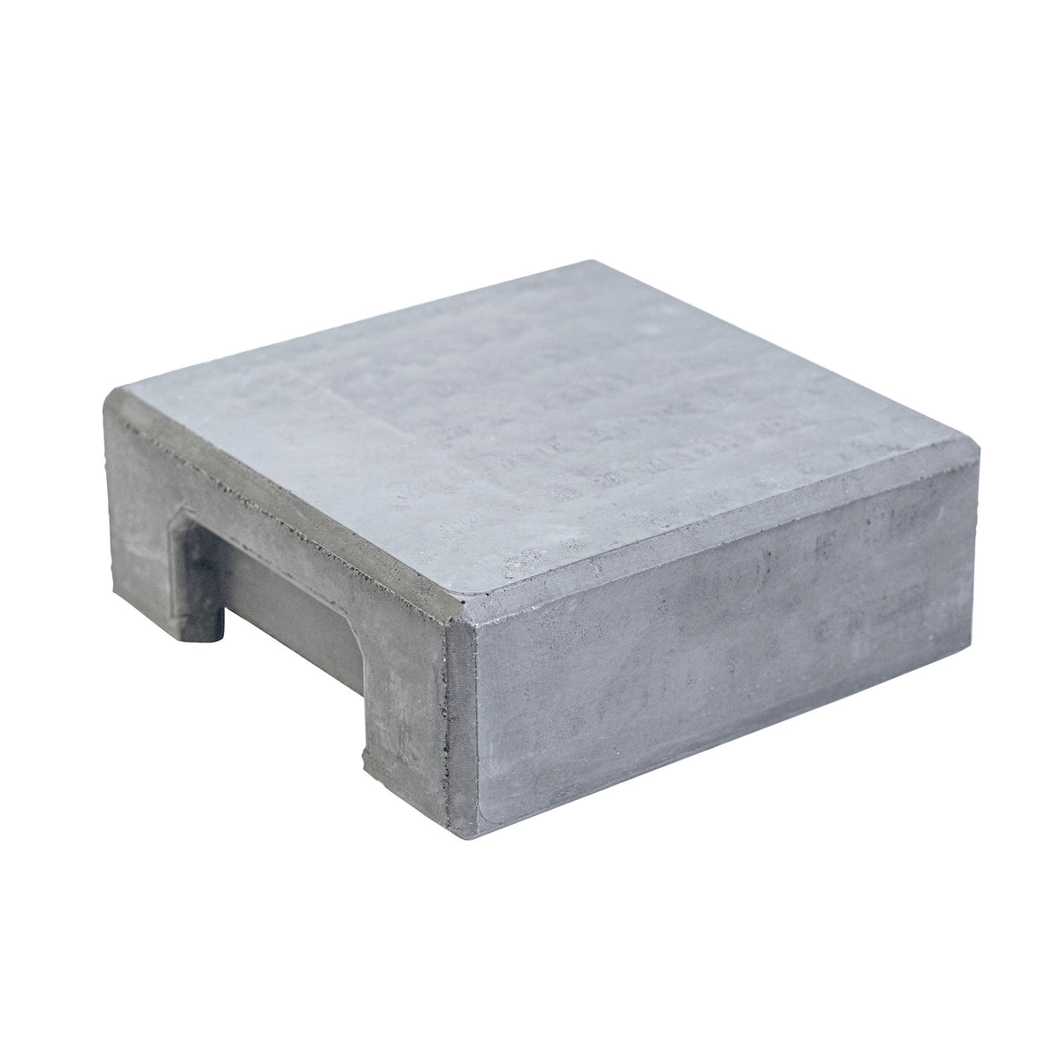 Casquette Berton blanche/grise à tête plate standard