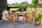 Tuintafel Rustiek teak 180cm
