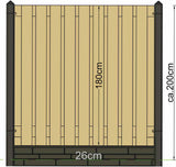 Berton paal Amstel gecoat hoekmodel 280