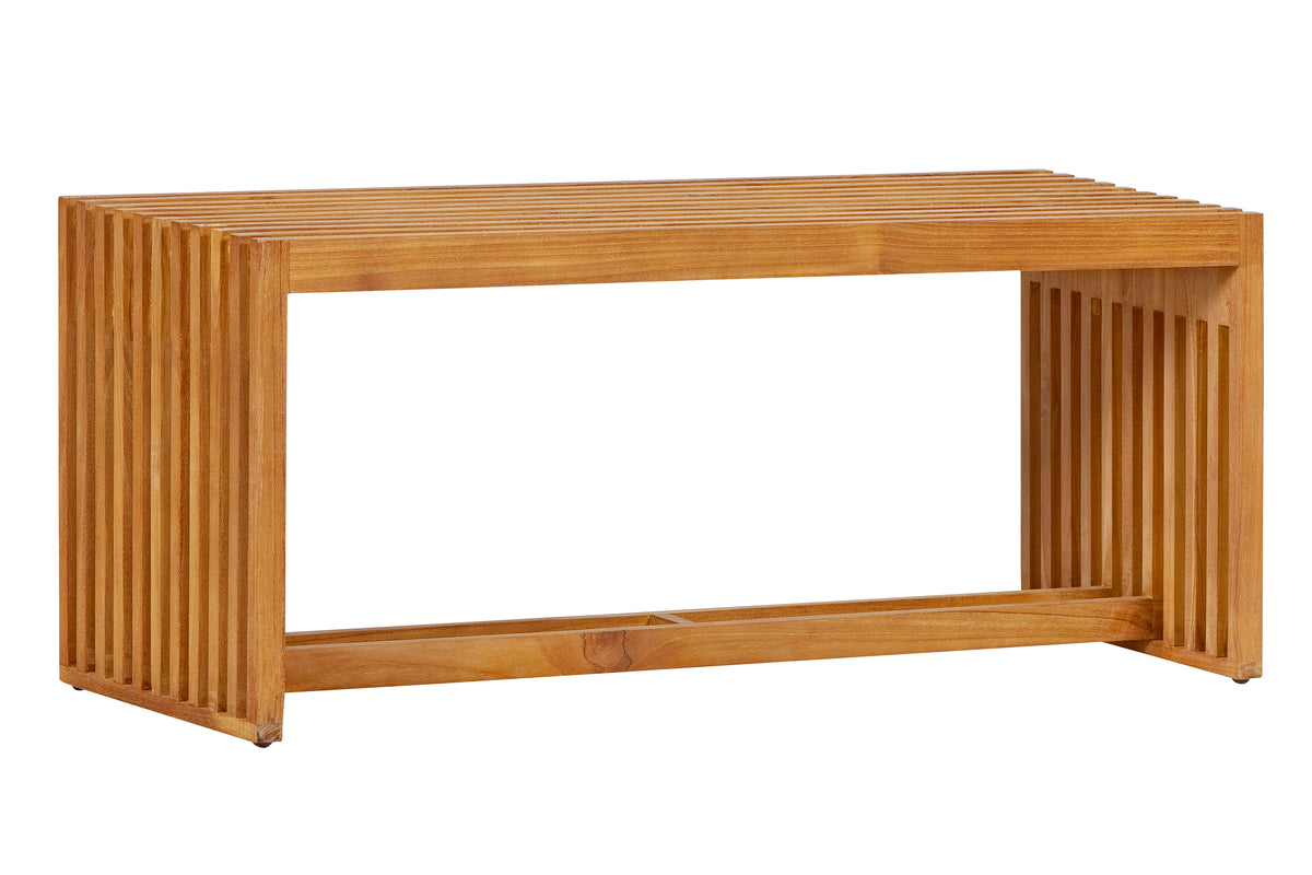 Riverside teak bijzetbankje 110x35cm