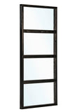 Wandmodul modern schwarz 99x224cm