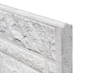 Assiette de remplissage motif Berton Rock blanc/gris 184