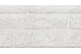 Assiette à motif Berton Rock étroite blanche/grise 184