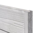 Panneau à motifs en bois Berton Rabat étroit blanc/gris 184