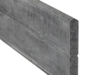 Plaque profilée pour cabane en rondins Berton étroite anthracite 184