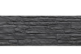 Assiette motif Nostalgie Berton étroite anthracite 184