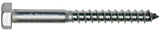 Boulon à filetage bois Ø8x140mm