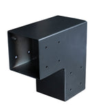 Connecteur de poteau 2 voies à angle de 90 degrés pour poteau de 12 cm