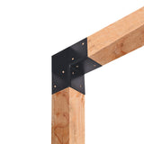 Connecteur de poteau à 2 voies pour poteau de 15 cm