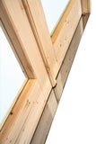 Porte double avec fenêtre D1 RS pin 150x196cm